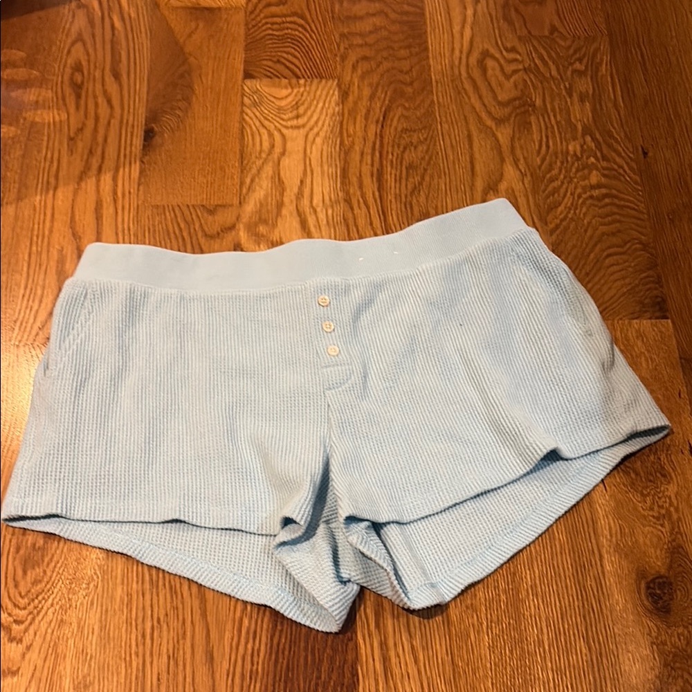 Auden High Waist Blue Shorts